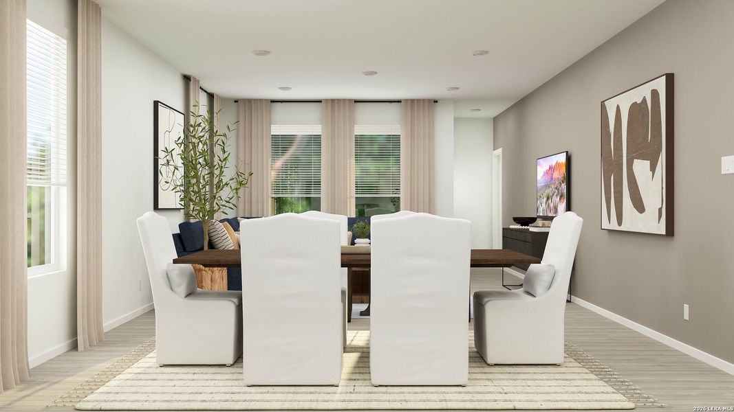 Furnished interior view inside a new home in Grace Valley, Marion (Image 32).