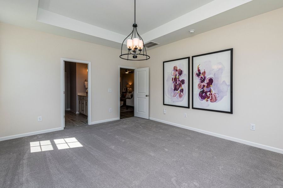 Representative unfurnished interior of a home built from the Winston by McKee Homes in Coventry Woods, Fayetteville (Image 23).
