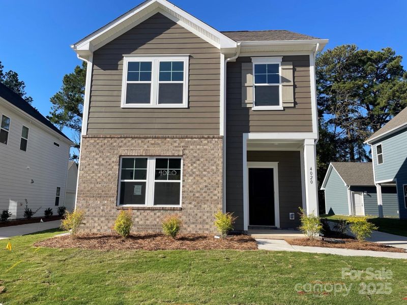 Backs to tree and walking trail