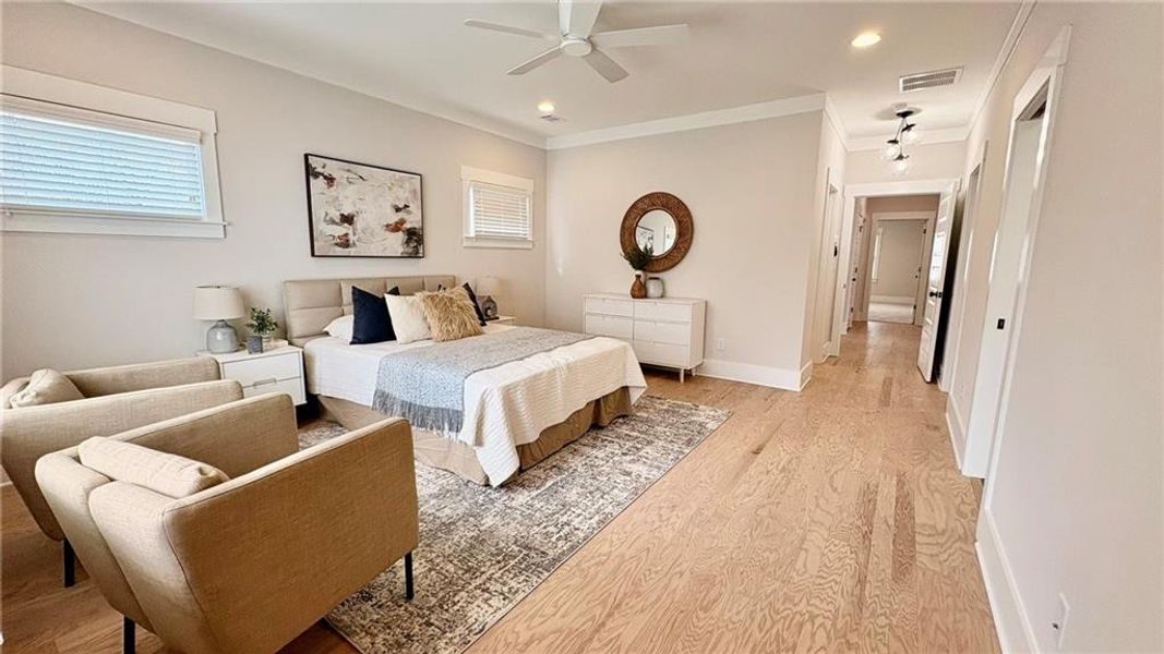 Furnished interior view inside a new home in , Atlanta (Image 34).