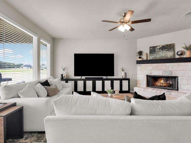 Furnished interior view inside a new home in Regent Park, Springtown (Image 34).
