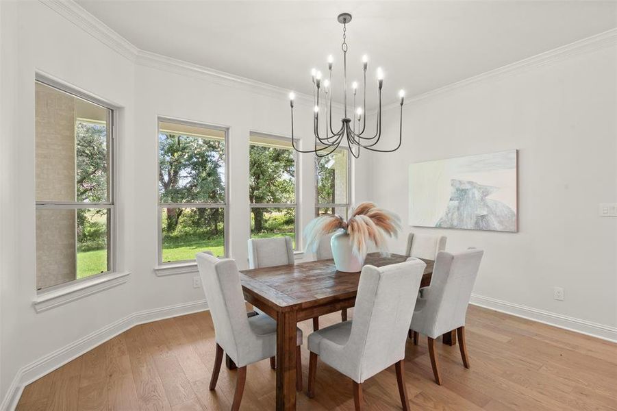 Furnished interior view inside a new home in , Weatherford (Image 27).