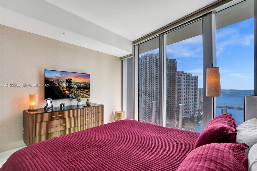 Furnished interior view inside a new home in , Miami (Image 14).