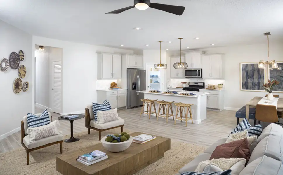 Furnished interior view inside a new home in Tradition, Port St. Lucie (Image 5).