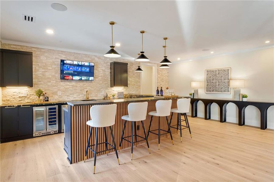 Furnished interior view inside a new home in , Canton (Image 52).