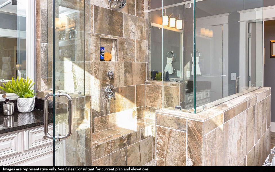 Representative furnished interior of a home built from the Dresden by CastleRock Communities in Belvoir, Fairview (Image 25).