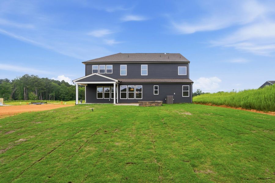 Exterior details and patio area of a home in The Enclave at Laurelbrook, Sherrills Ford (Image 17).