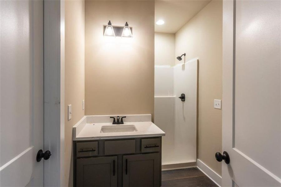 Furnished interior view inside a new home in , Oxford (Image 8).