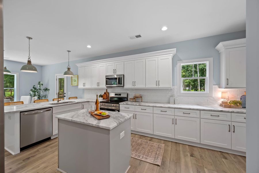 Furnished interior view inside a new home in , Johns Island (Image 39).