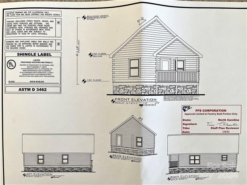Carolina I house plan.