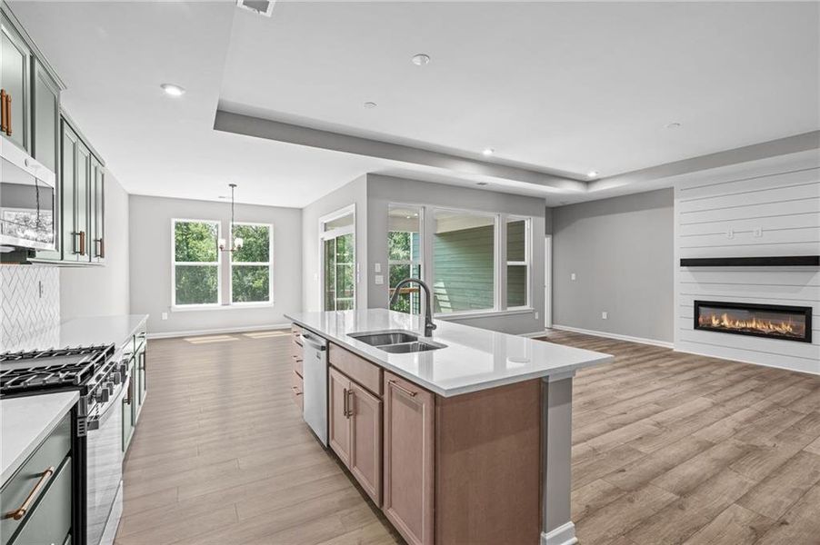Furnished interior view inside a new home in Twin Lakes, Hoschton (Image 14).