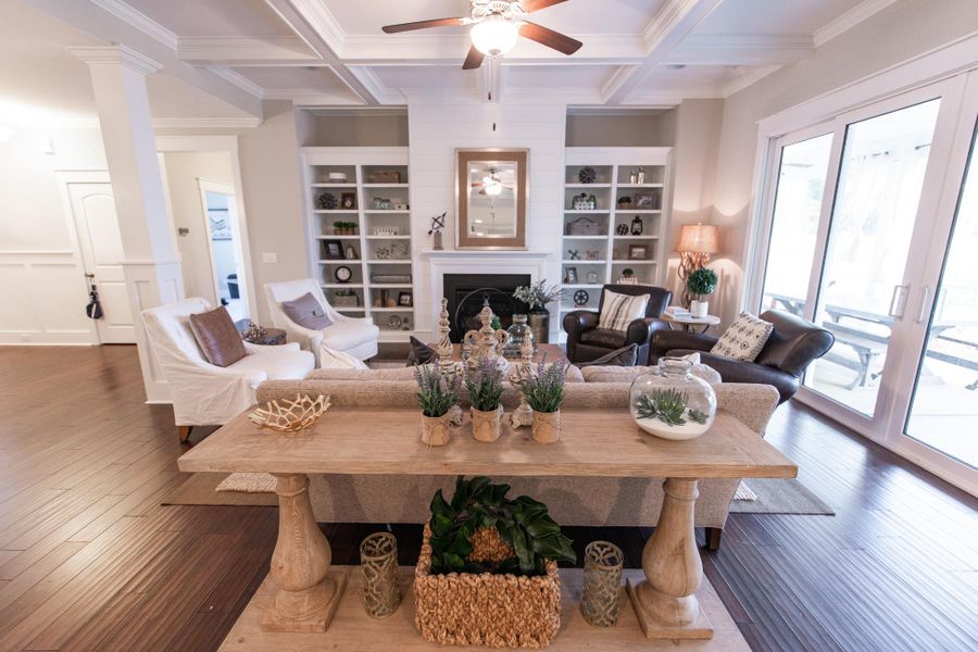 Representative furnished interior of a home built from the McKinley by Bill Clark Homes in The Sanctuary at Sunset Beach, Sunset Beach (Image 107). Representative furnished interior of a home built from the McKinley by Bill Clark Homes in The Sanctuary at Sunset Beach, Sunset Beach (Image 107).