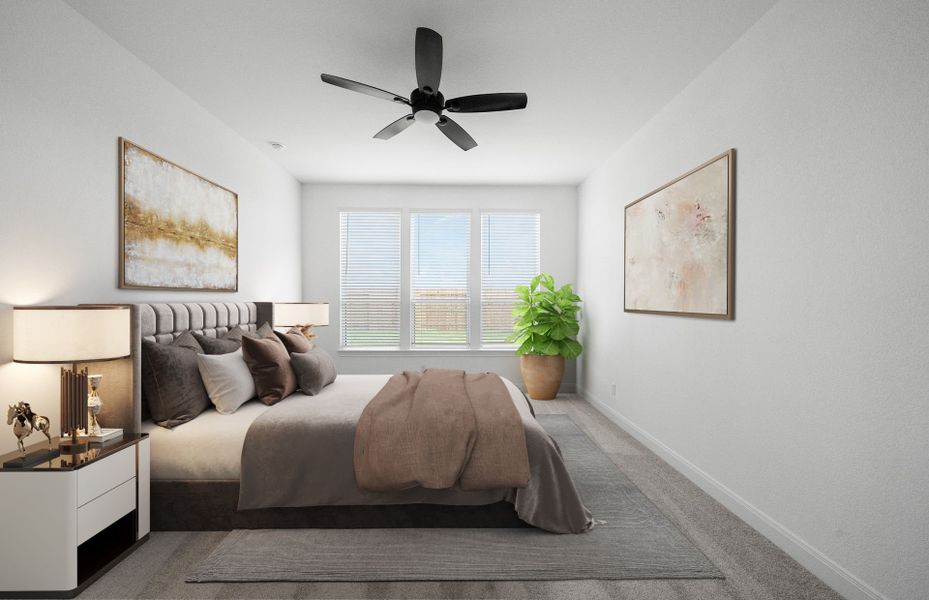 Representative furnished interior of a home built from the Hillsboro by Pulte Homes in Valencia, Manvel (Image 11).