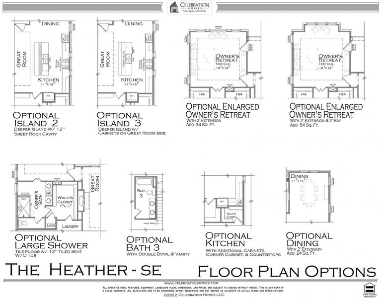 2D floor plan layout for the Heather by Celebration Homes in Aden Woods Of Castleberry Farms, Fairview, TN (Image 5). 2D floor plan layout for the Heather by Celebration Homes in Aden Woods Of Castleberry Farms, Fairview, TN (Image 5).