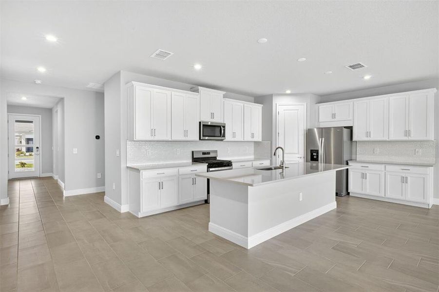 Furnished interior view inside a new home in Wellen Park, Venice (Image 11).