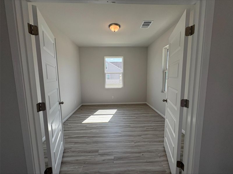 Study with double doors Study with double doors