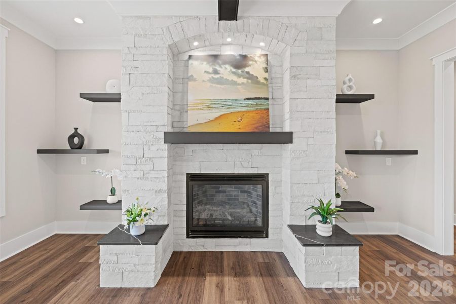 Furnished interior view inside a new home in , Clover (Image 28). Furnished interior view inside a new home in , Clover (Image 28).