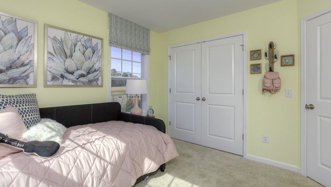 Representative furnished interior of a home built from the Carson by D.R. Horton in Townes at Tap Root Farms, Fletcher (Image 29).