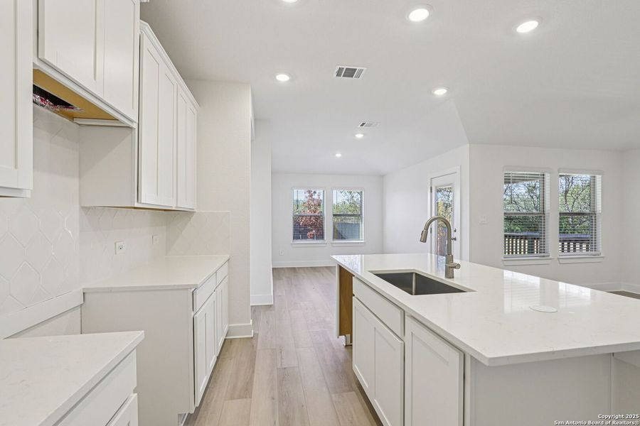 Furnished interior view inside a new home in Comanche Ridge, San Antonio (Image 7).