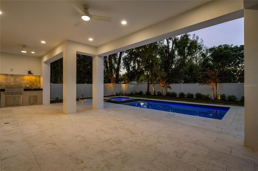 Exterior details and patio area of a home in , Winter Park (Image 37).