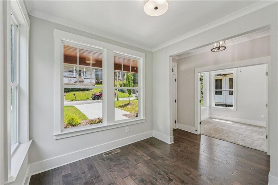Spacious, unfurnished interior of a new home in , Atlanta (Image 41). Spacious, unfurnished interior of a new home in , Atlanta (Image 41).