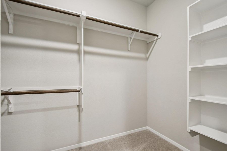 Walk-in Closet in Primary Bedroom