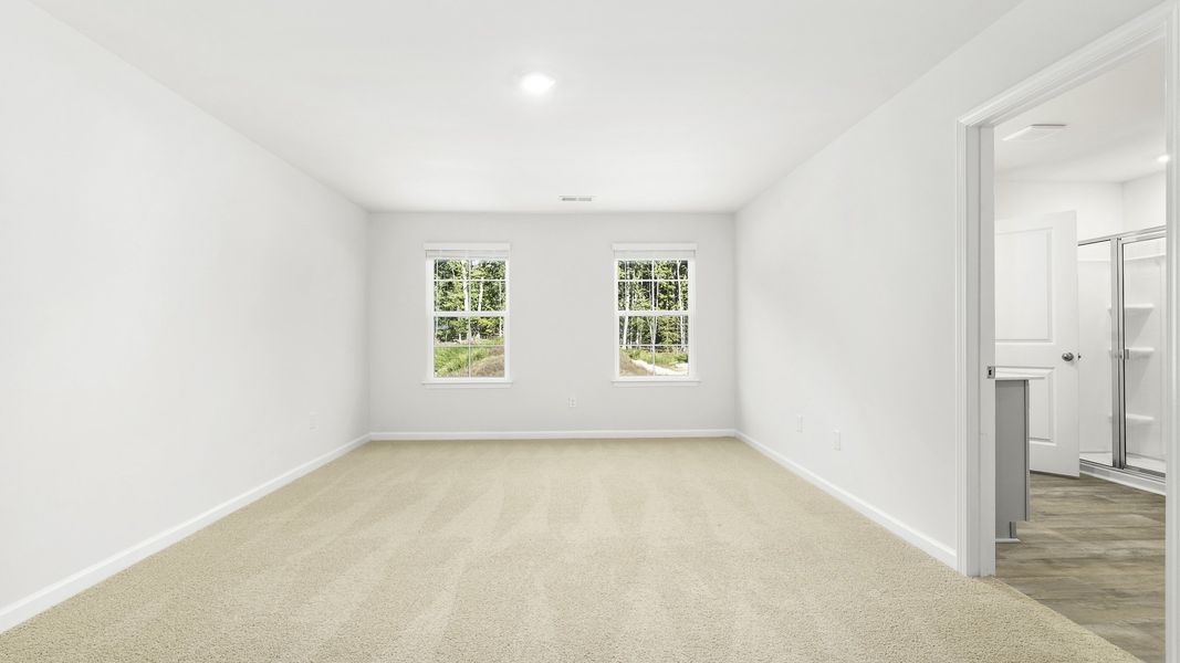 Spacious, unfurnished interior of a new home in Mount Hope Estates, Winston-Salem (Image 25). Spacious, unfurnished interior of a new home in Mount Hope Estates, Winston-Salem (Image 25).