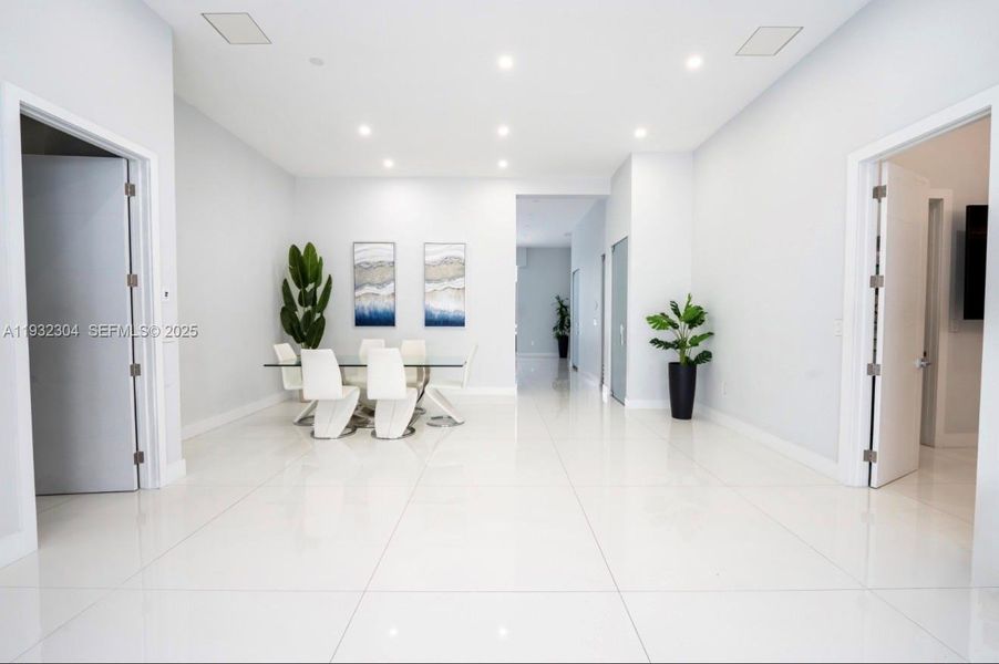 Furnished interior view inside a new home in , Miami (Image 11).