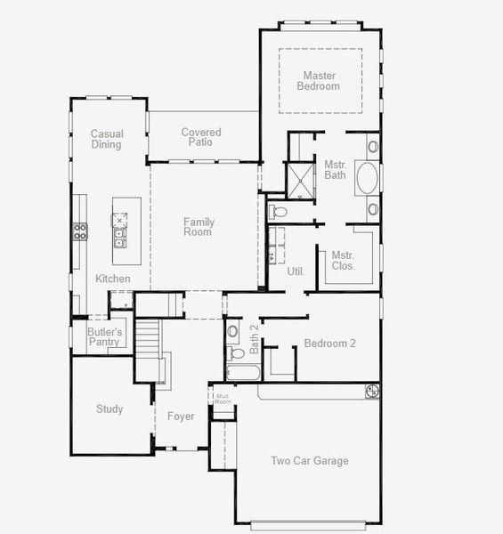 Brookshire 1st floor diagram