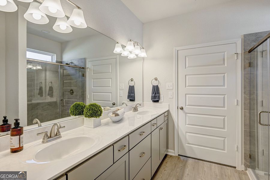 Furnished interior view inside a new home in Maddox Station, Eatonton (Image 22).