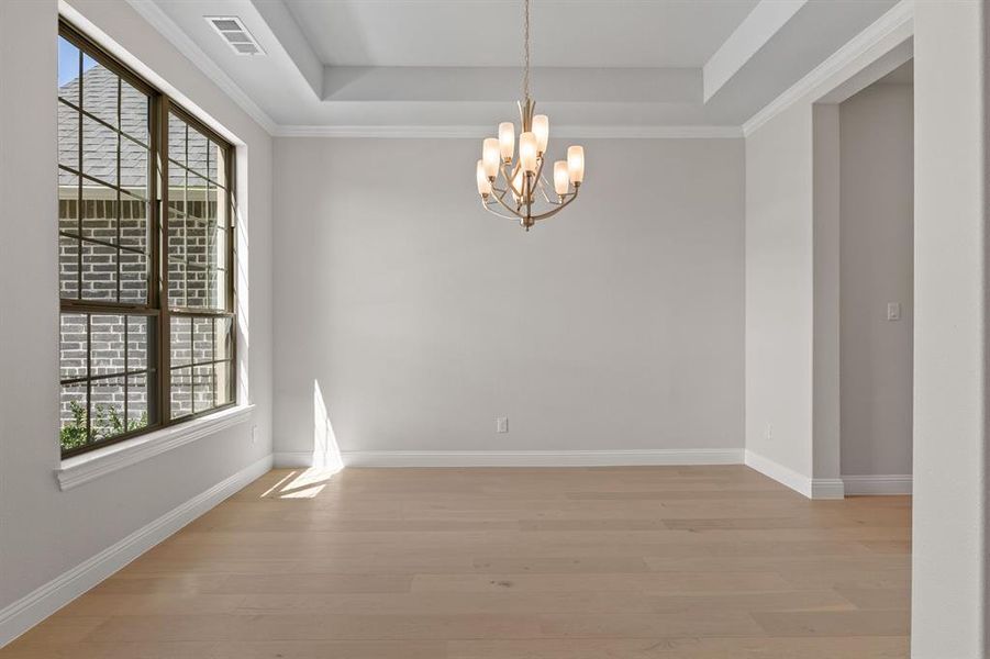 Spacious, unfurnished interior of a new home in Windsong Ranch, Prosper (Image 17). Spacious, unfurnished interior of a new home in Windsong Ranch, Prosper (Image 17).