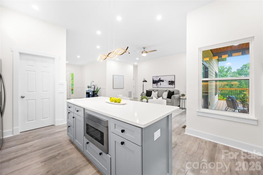Furnished interior view inside a new home in , Bessemer City (Image 18).