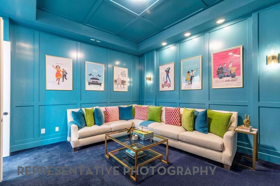 Furnished interior view inside a new home in Wildflower Ranch, Dish (Image 28).