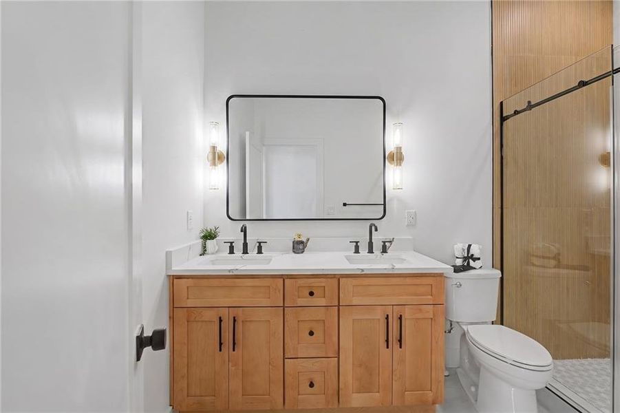 Furnished interior view inside a new home in , Atlanta (Image 6).