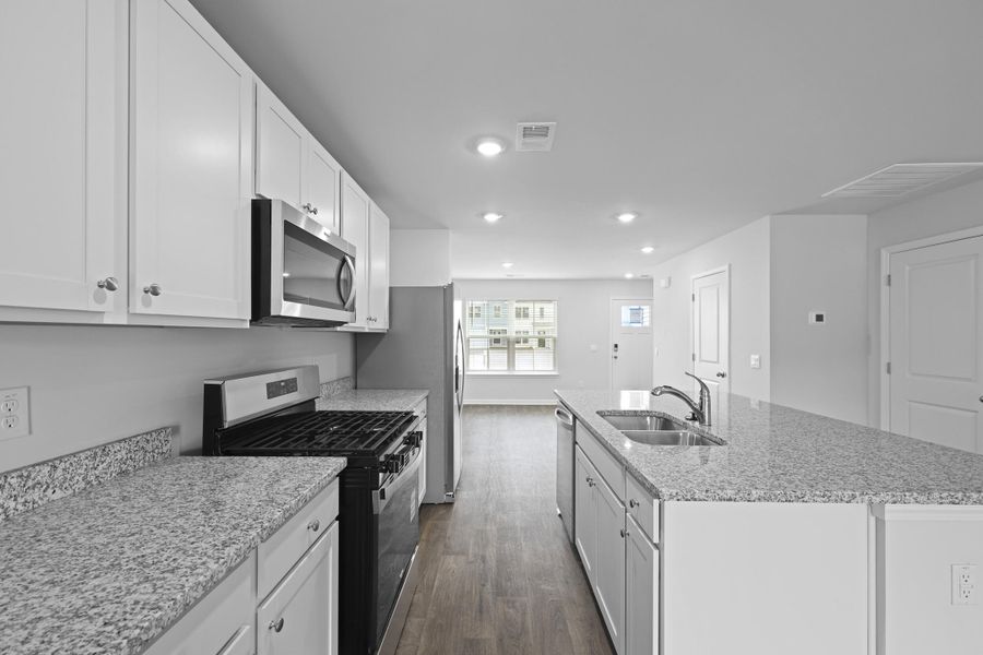 Furnished interior view inside a new home in , Summerville (Image 6). Furnished interior view inside a new home in , Summerville (Image 6).