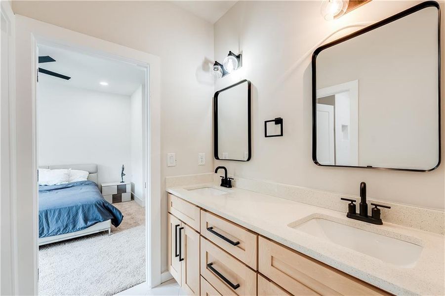 Furnished interior view inside a new home in , Atlanta (Image 14).