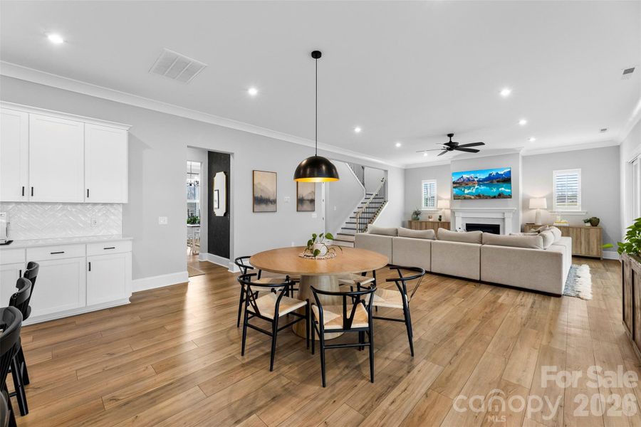 Furnished interior view inside a new home in , Belmont (Image 10).