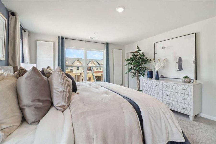 Furnished interior view inside a new home in Overlook at Peachtree Corners, Peachtree Corners (Image 19).