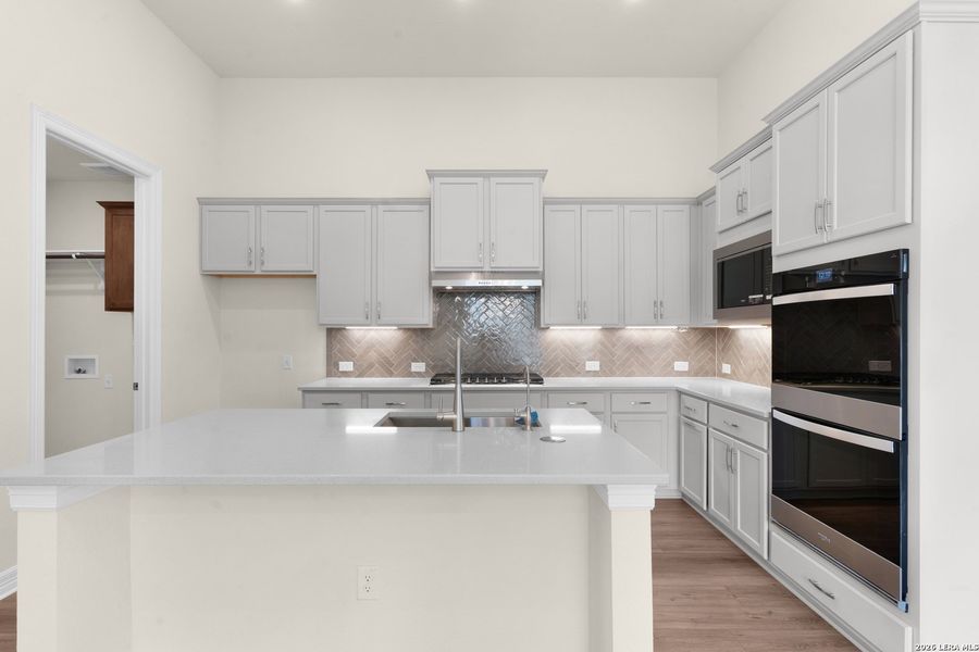 Furnished interior view inside a new home in Willis Ranch, San Antonio (Image 11).