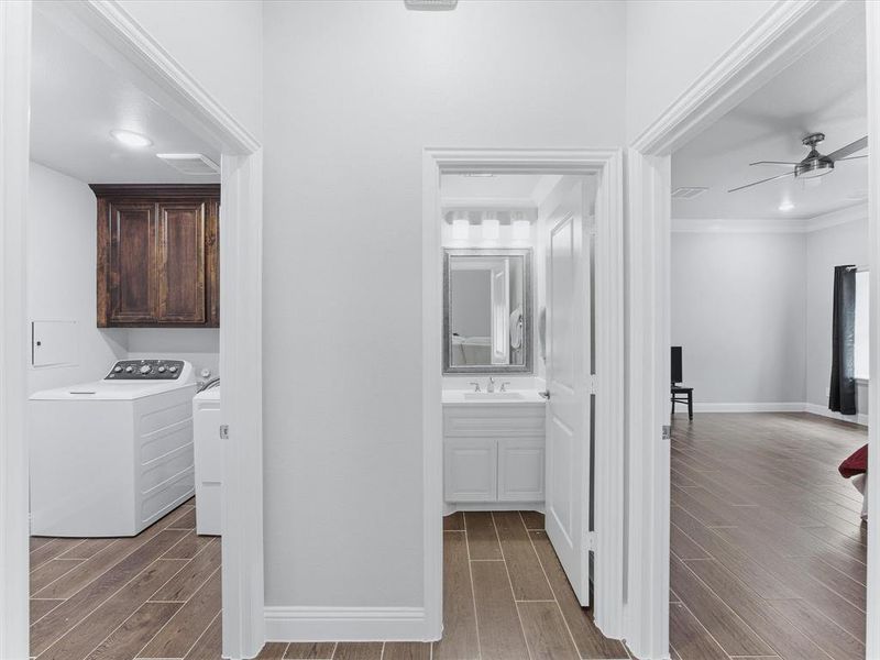 Furnished interior view inside a new home in , Edgewood (Image 14).