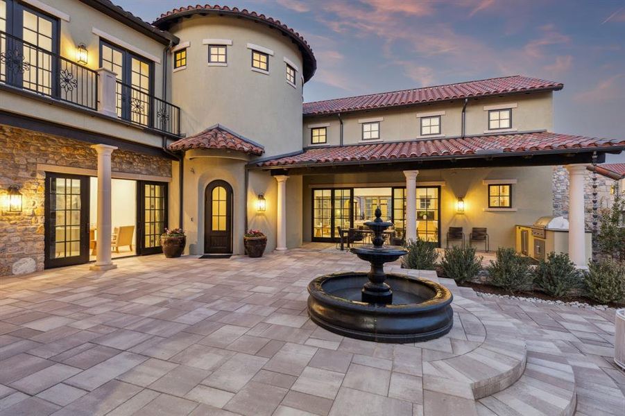 Exterior details and patio area of a home in , Westlake (Image 4).