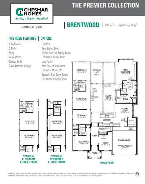 2D floor plan layout of this home in Wildrye 45', Waller, TX (Image 4). 2D floor plan layout of this home in Wildrye 45', Waller, TX (Image 4).