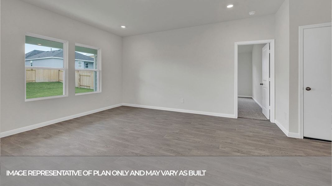 Representative unfurnished interior of a home built from the The Ashburn by D.R. Horton in Trace, San Marcos (Image 16). Representative unfurnished interior of a home built from the The Ashburn by D.R. Horton in Trace, San Marcos (Image 16).