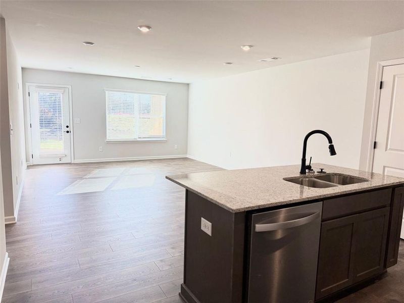 Furnished interior view inside a new home in Silver Leaf, Dawsonville (Image 2).