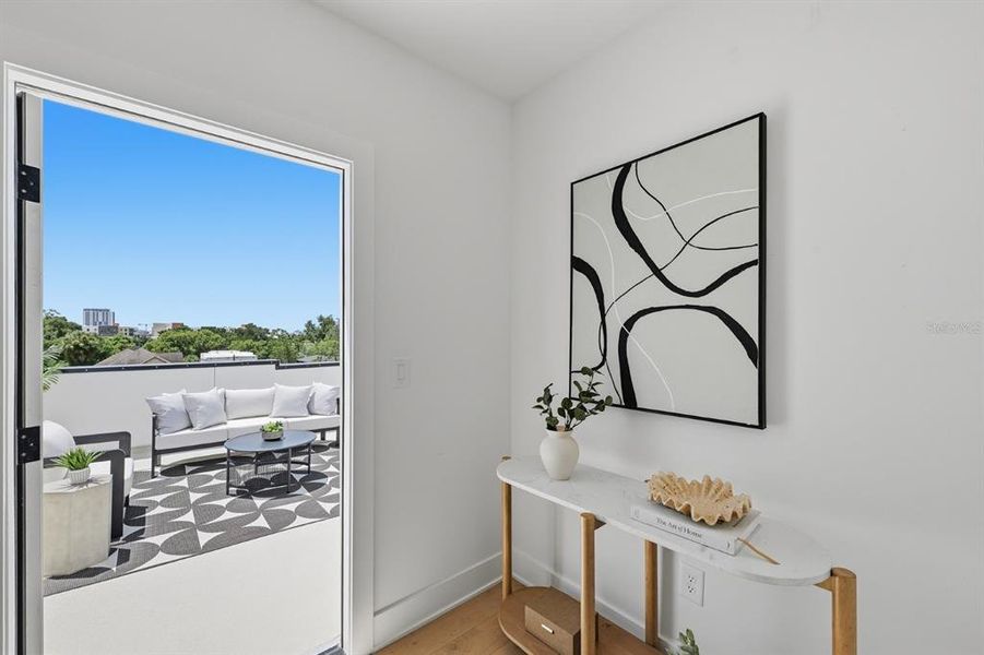 Furnished interior view inside a new home in , Tampa (Image 13).