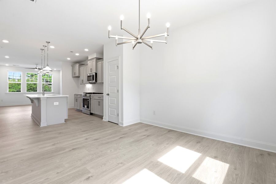 Representative unfurnished interior of a home built from the The Lofton by RobuckHomes in Downtown Wilmington Collective, Wilmington (Image 93).