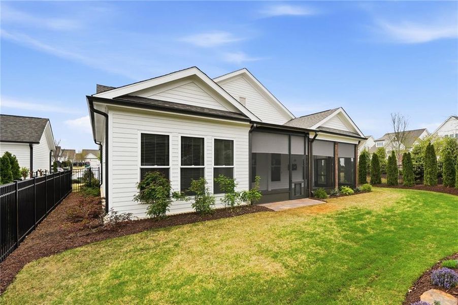 Exterior details and patio area of a home in , Canton (Image 26). Exterior details and patio area of a home in , Canton (Image 26).
