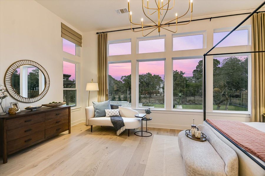 Furnished interior view inside a new home in , Driftwood (Image 26).