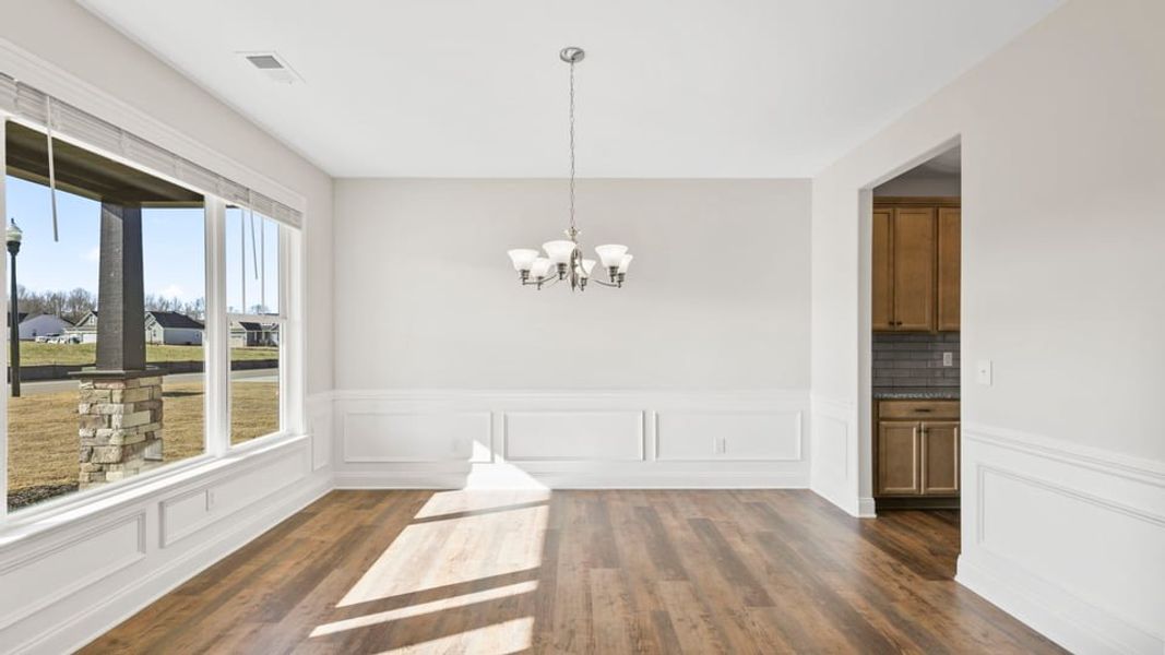 Representative unfurnished interior of a home built from the Crestone by D.R. Horton in Blue Ridge Trail, Fountain Inn (Image 15).