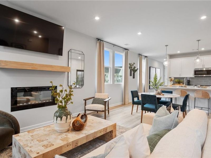 Furnished interior view inside a new home in Stegall Village, Emerson (Image 16).
